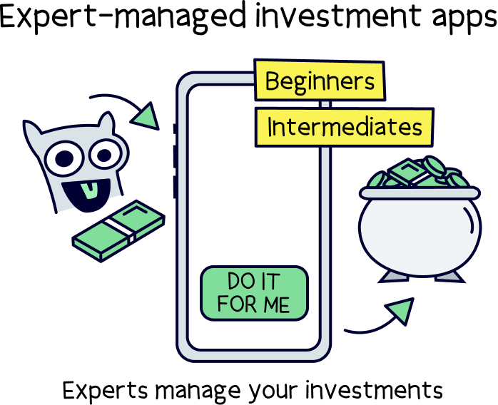 Expert-managed investment apps