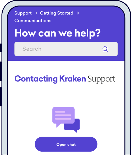 Kraken Customer service