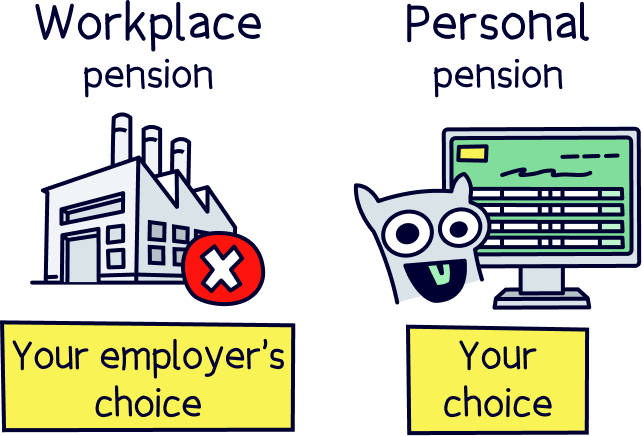Comparing a workplace pension with a personal pension