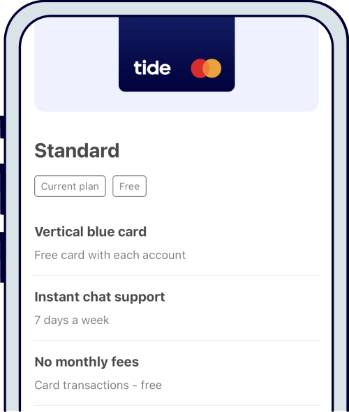 Tide Standard account