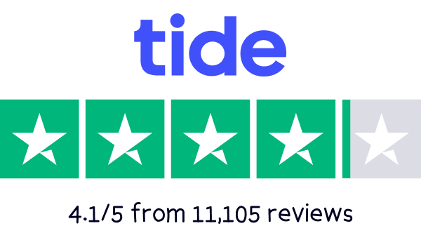 Tide Trustpilot rating