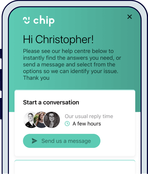 Chip customer support