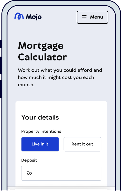 Mojo Mortgages website