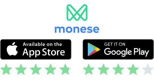 Monese app rating