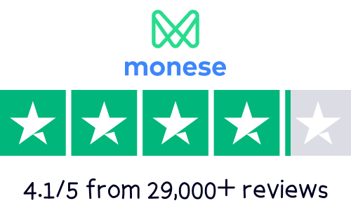 Monese Trustpilot rating