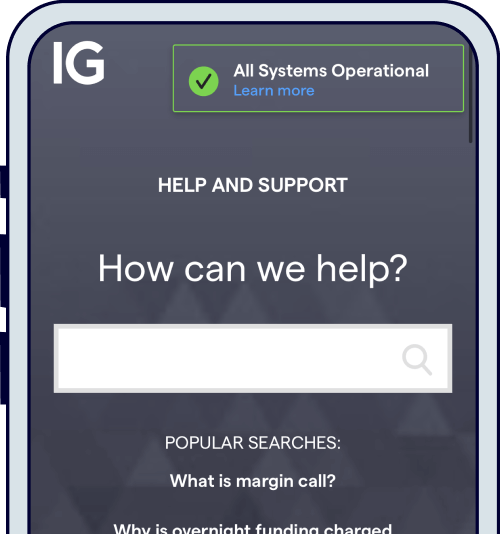 IG customer support