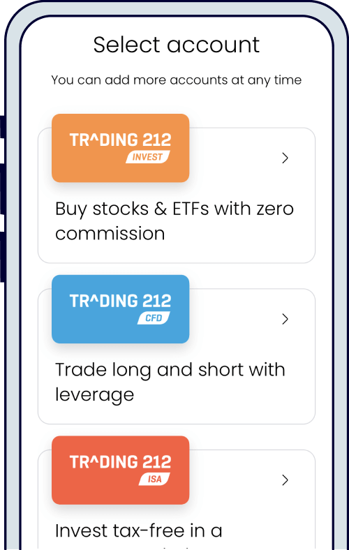 Trading 212 account options