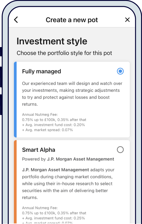 Nutmeg investment styles