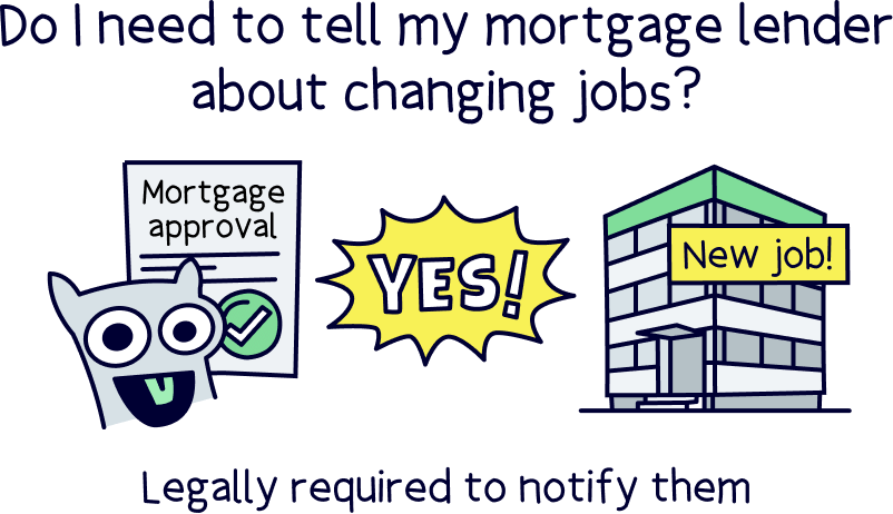 Do I need to tell my mortgage lender about changing jobs?