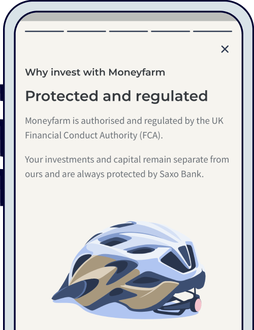 Moneyfarm protected and regulated