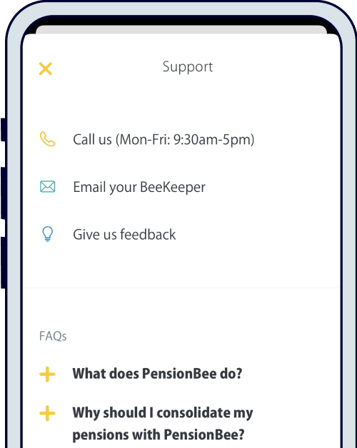 PensionBee customer support