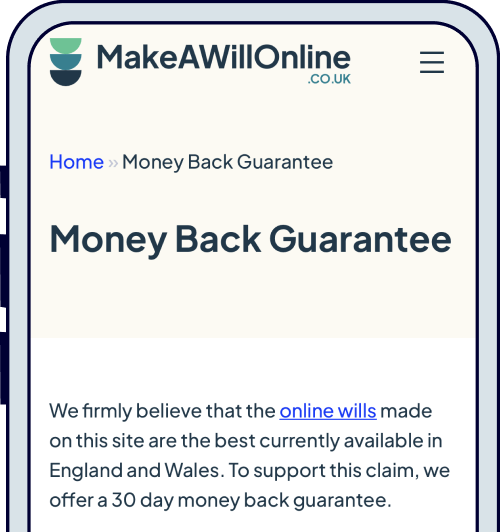 Make a Will Online guarantee