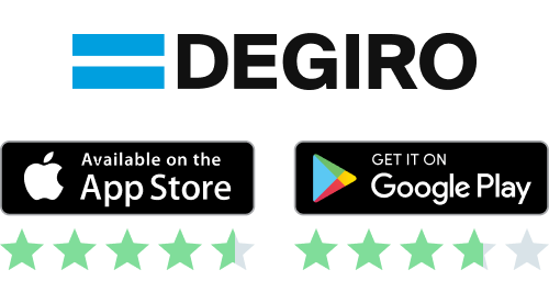 DEGIRO app ratings