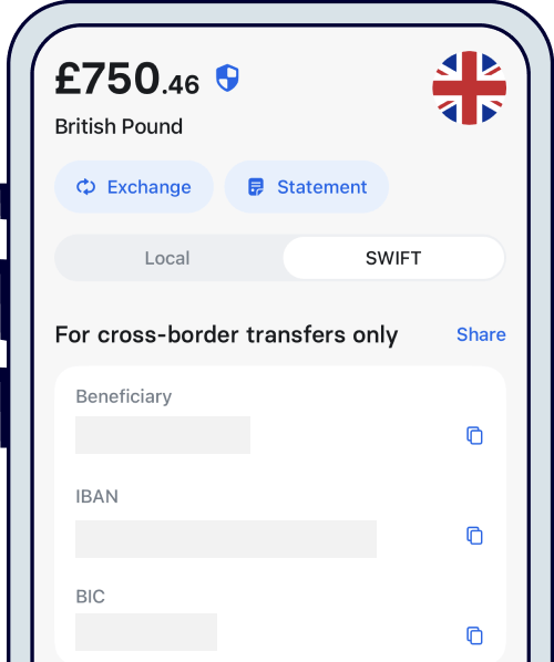 Revolut multi-currency account