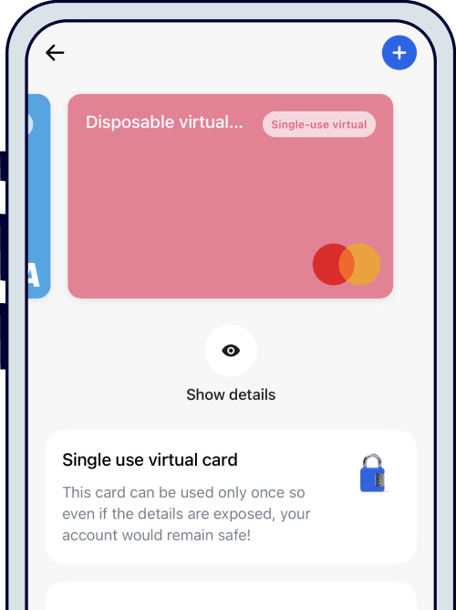 Revolut virtual card