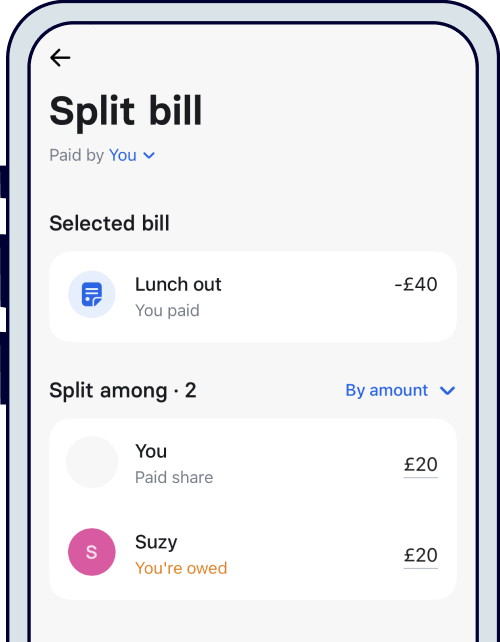 Revolut split bill