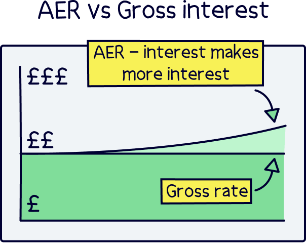 AER vs Gross interest