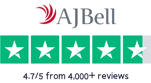 AJ Bell's Trustpilot rating