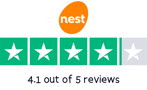 Nest pension Trustpilot rating