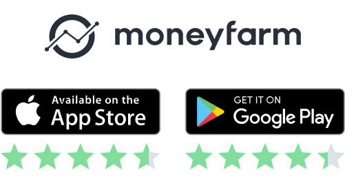 Moneyfarm app ratings