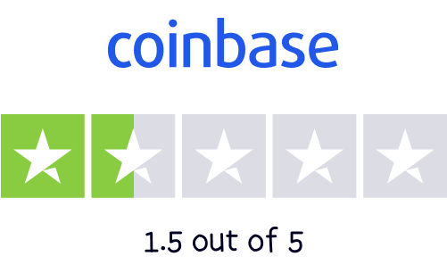 Coinbase Trustpilot rating