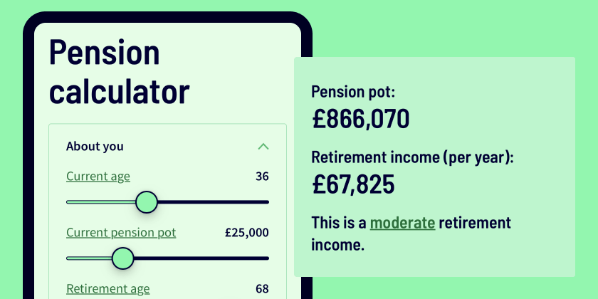 Pension calculator