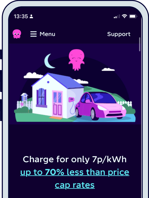 Octopus Energy electric car (EV)