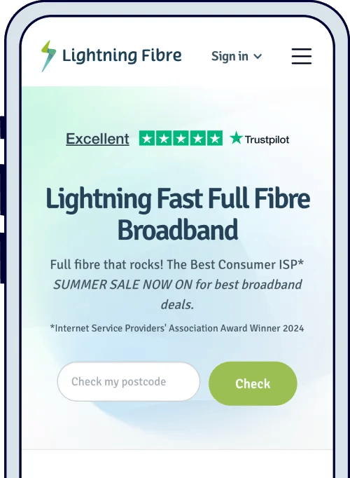 Lightning Fibre promo code - Get 1 month free (deals & discount codes)