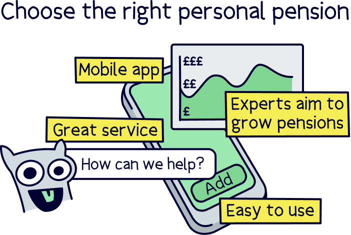 Choose the right personal pension