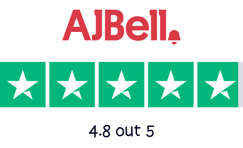 AJ Bell's Trustpilot rating